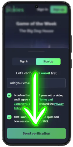 The Pokies net Confirm your details