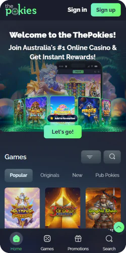 The Pokies net Main page